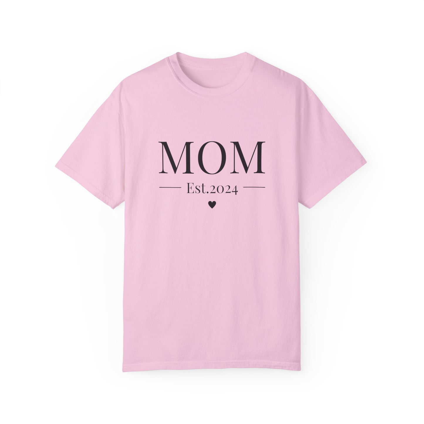 Mom est. 2024 Unisex Garment-Dyed T-shirt