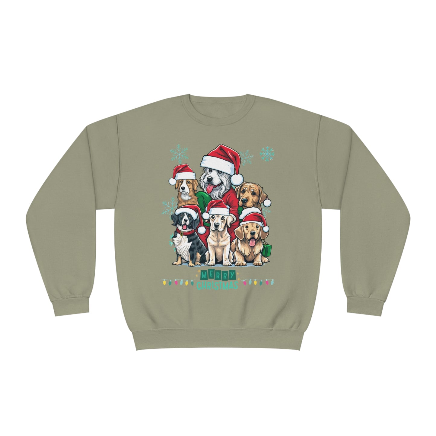 Merry Christmas Doggos NuBlend® Crewneck Sweatshirt