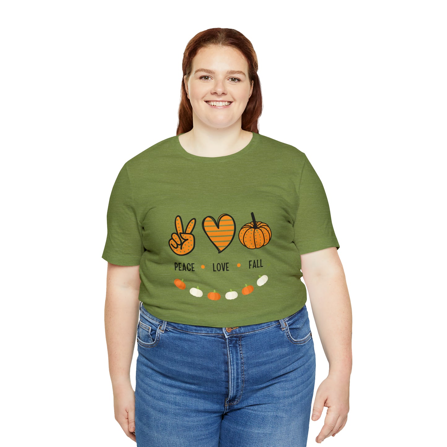 Peace Love Fall Jersey Short Sleeve Tee