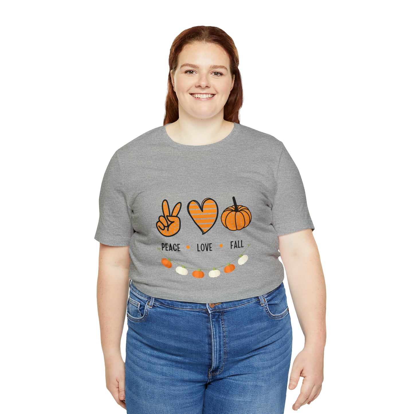 Peace Love Fall Jersey Short Sleeve Tee