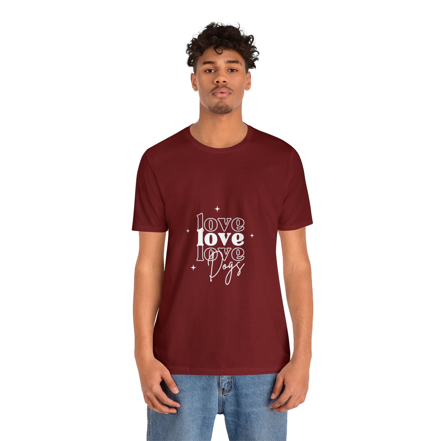 Love Love Love Dogs Unisex Jersey Short Sleeve Tee