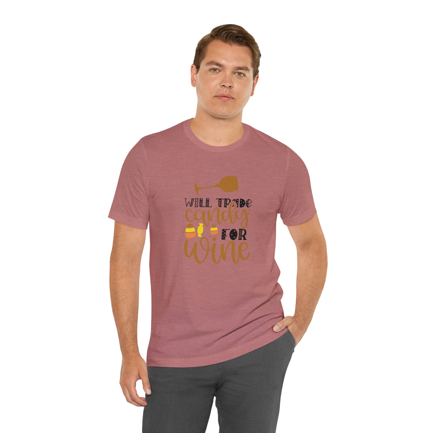 Trade Candy for Wine Jersey Short Sleeve Tee