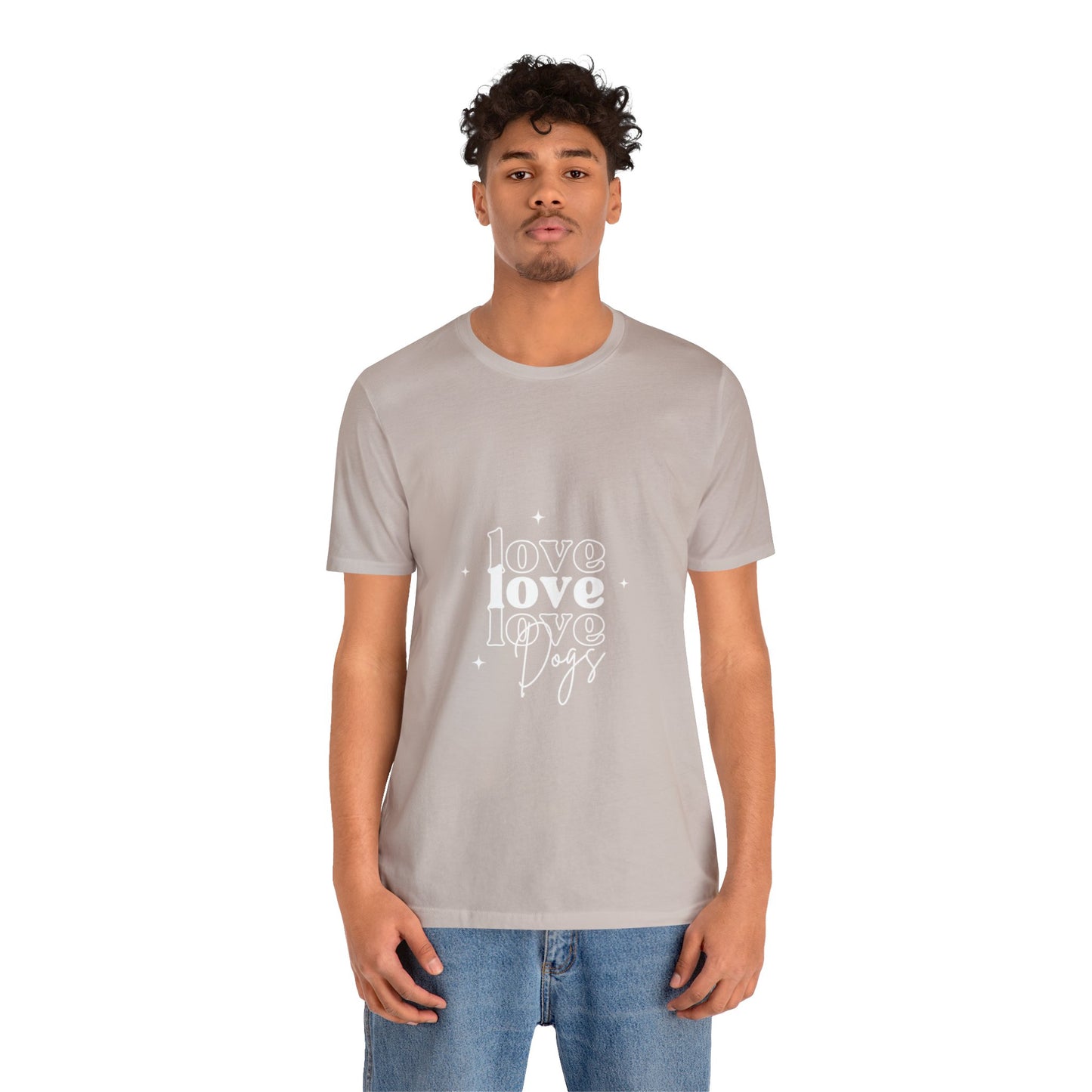 Love Love Love Dogs Unisex Jersey Short Sleeve Tee