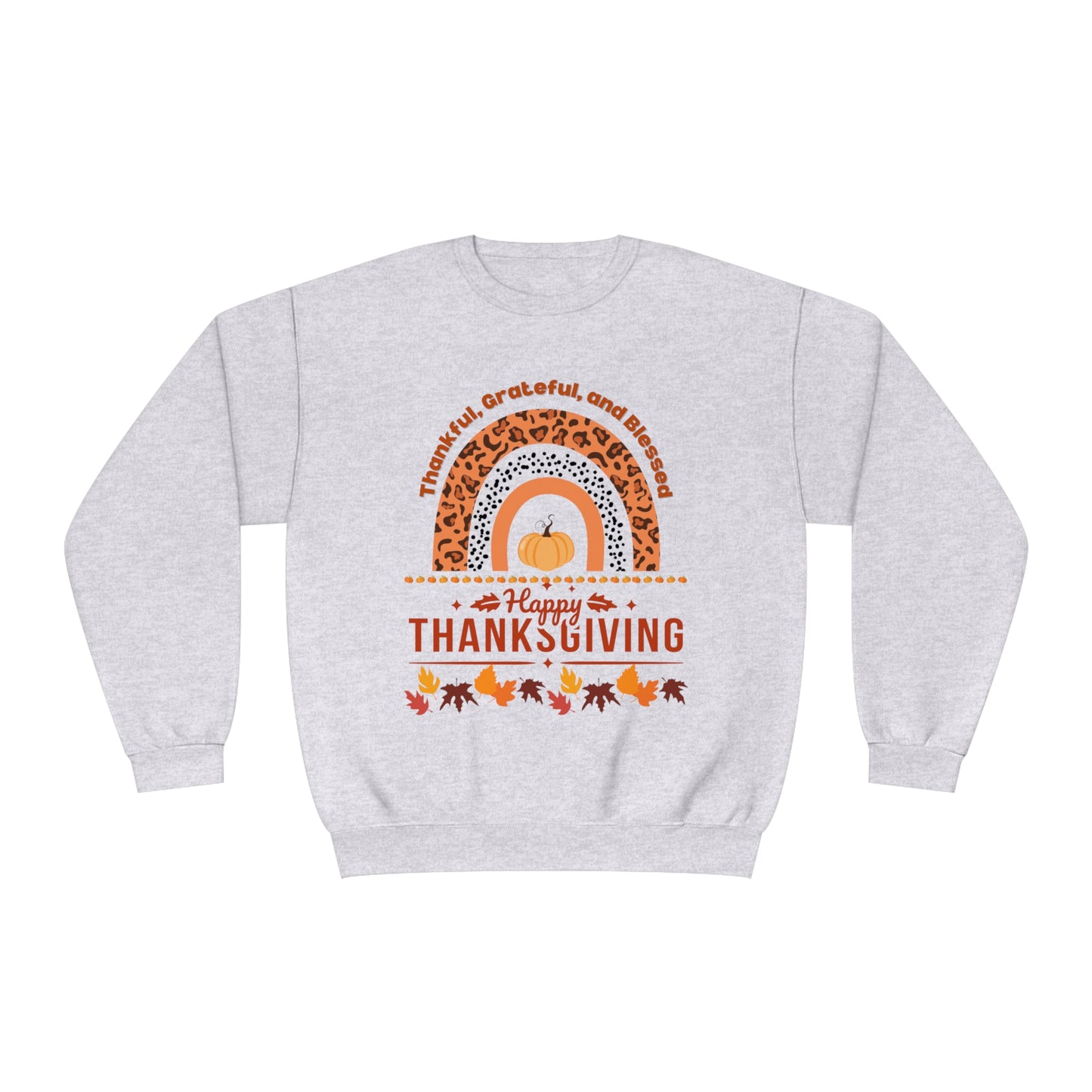 Happy Thanksgiving NuBlend® Crewneck Sweatshirt