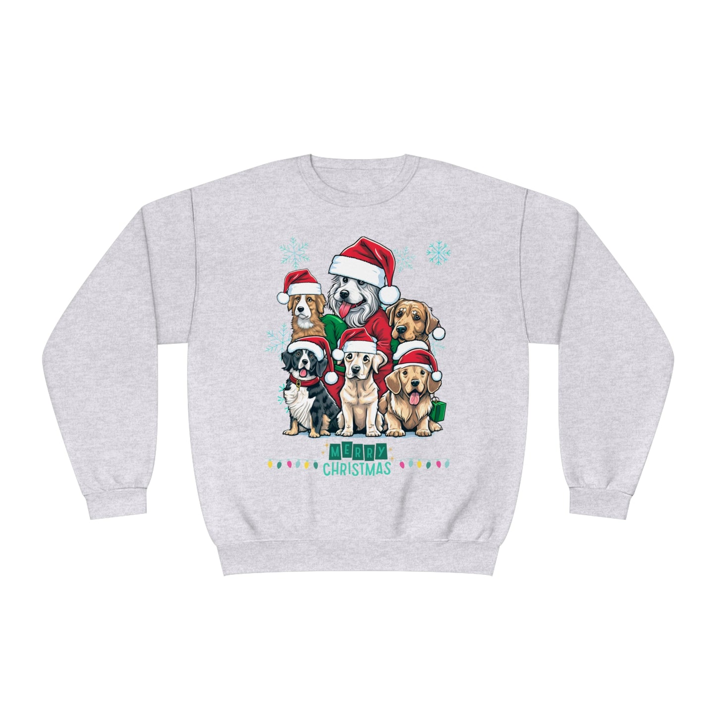 Merry Christmas Doggos NuBlend® Crewneck Sweatshirt