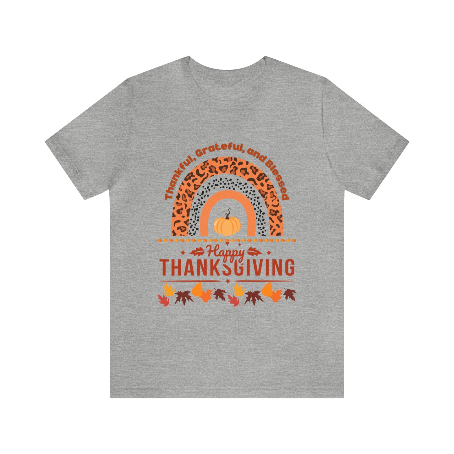 Happy Thanksgiving  Jersey Short Sleeve Tee