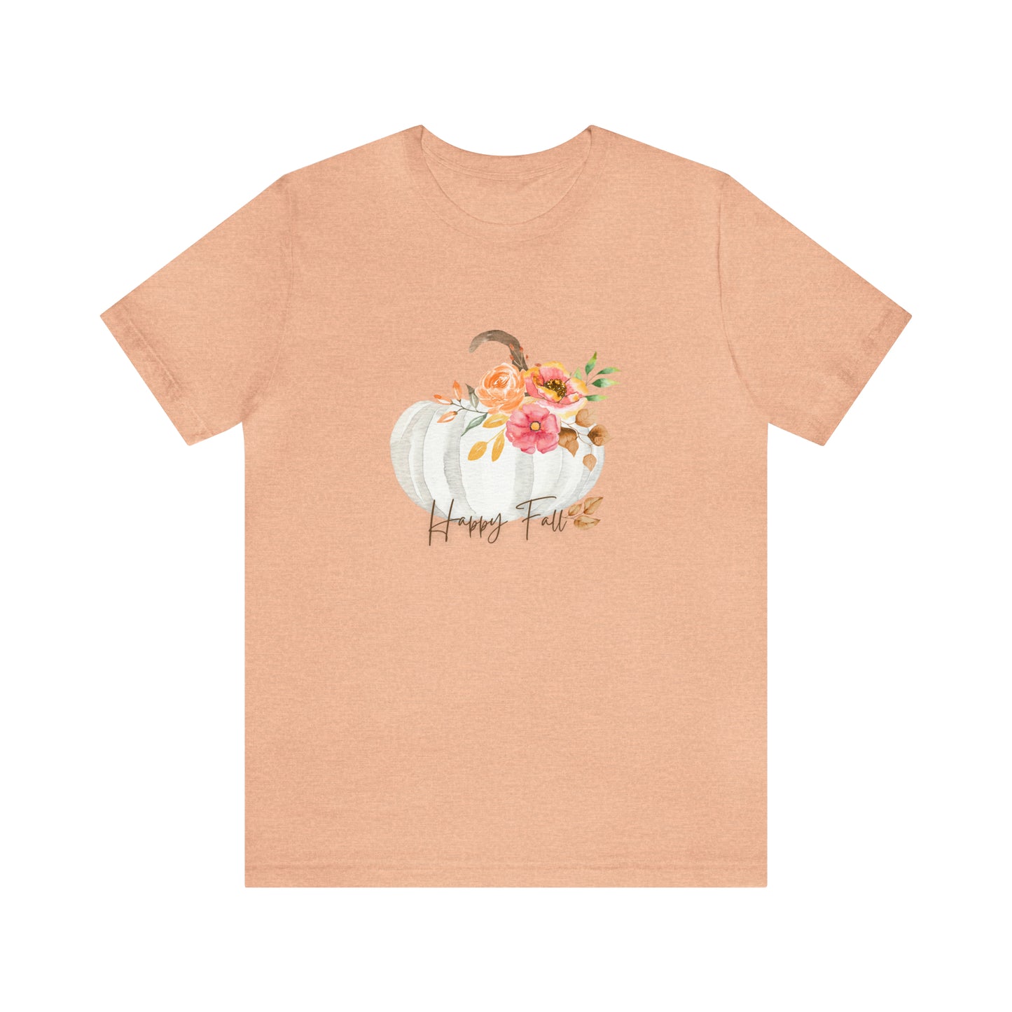 Happy Fall Pumpkin Jersey Short Sleeve Tee