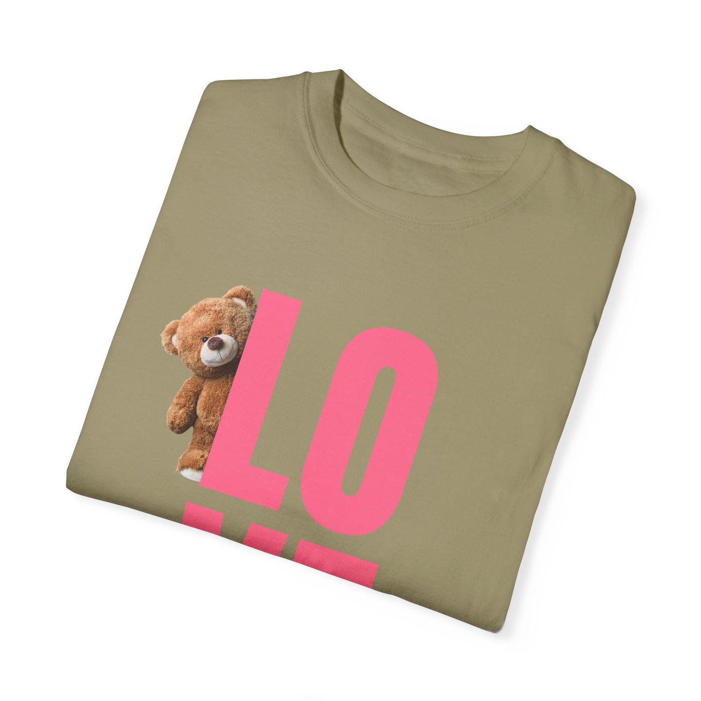 LOVE Bear Unisex Garment-Dyed T-shirt