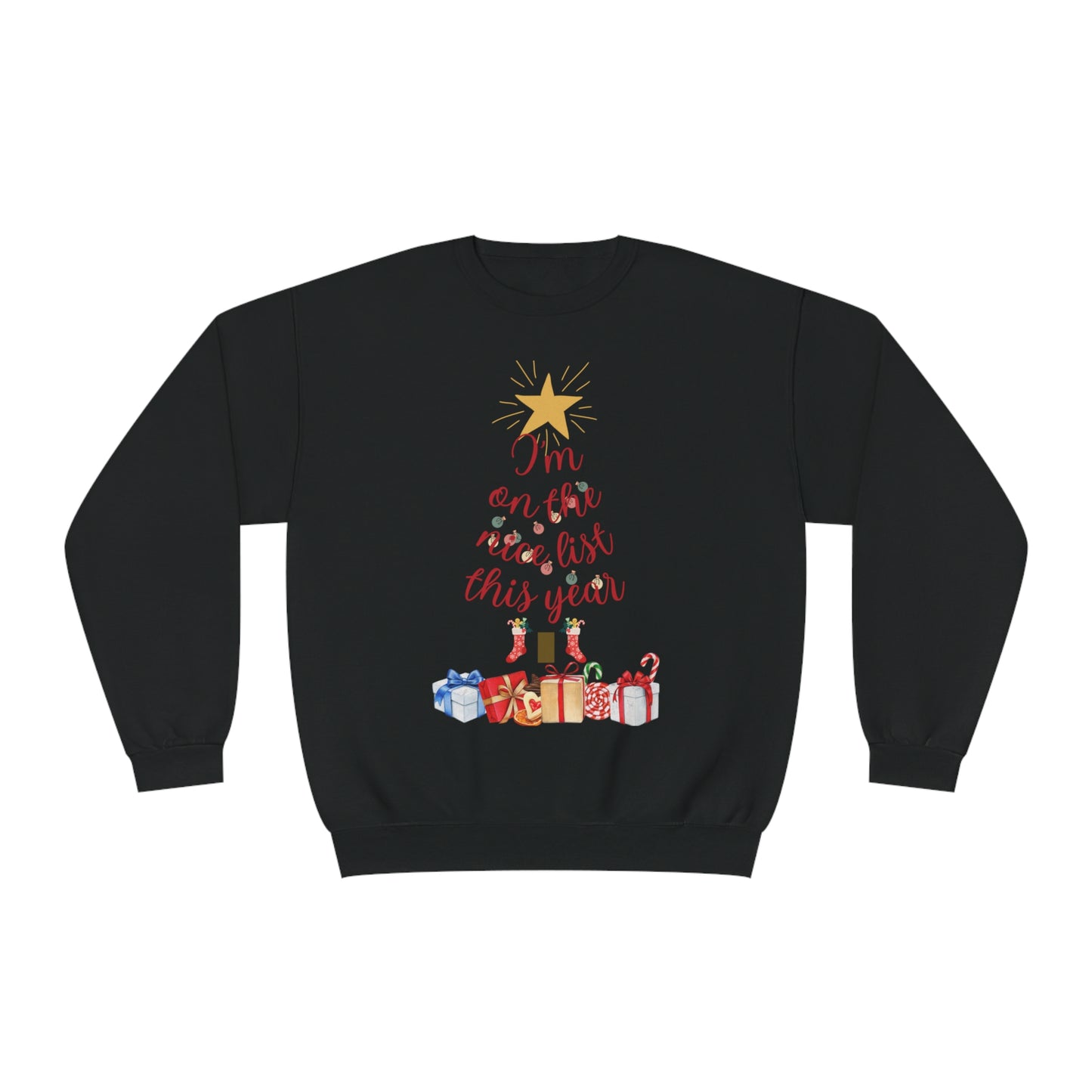 on the nice list NuBlend® Crewneck Sweatshirt