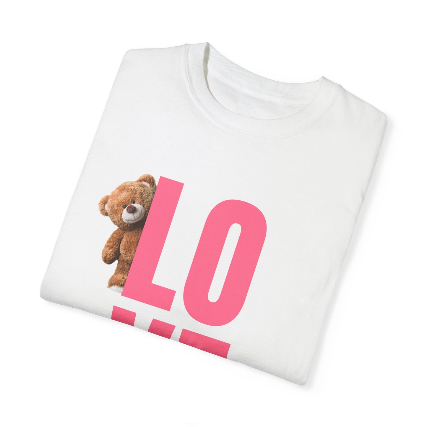 LOVE Bear Unisex Garment-Dyed T-shirt