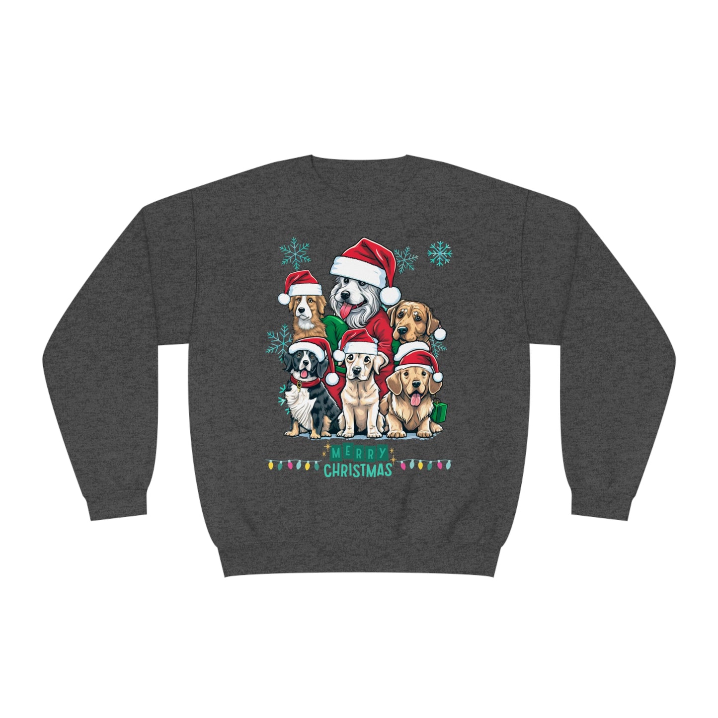 Merry Christmas Doggos NuBlend® Crewneck Sweatshirt