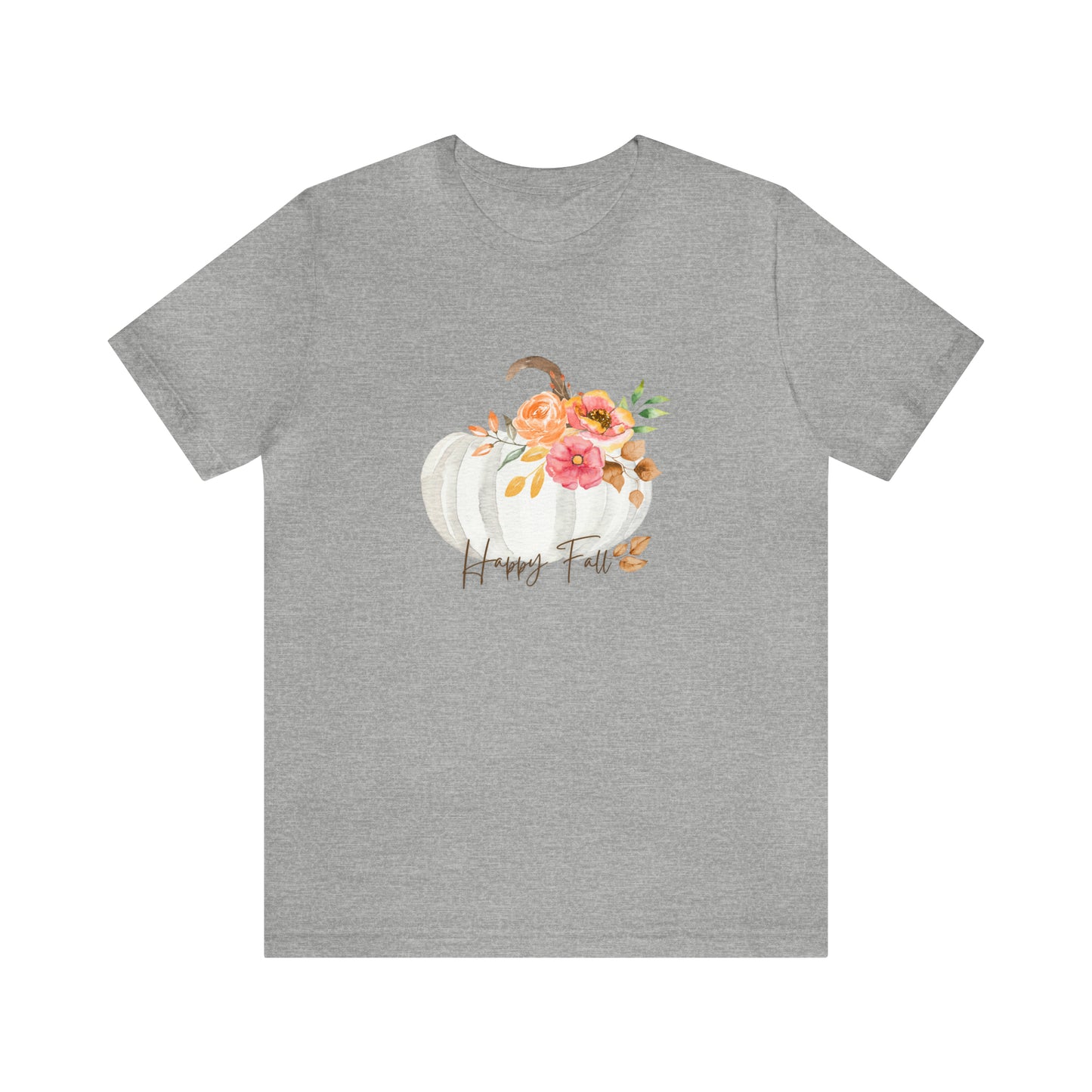 Happy Fall Pumpkin Jersey Short Sleeve Tee