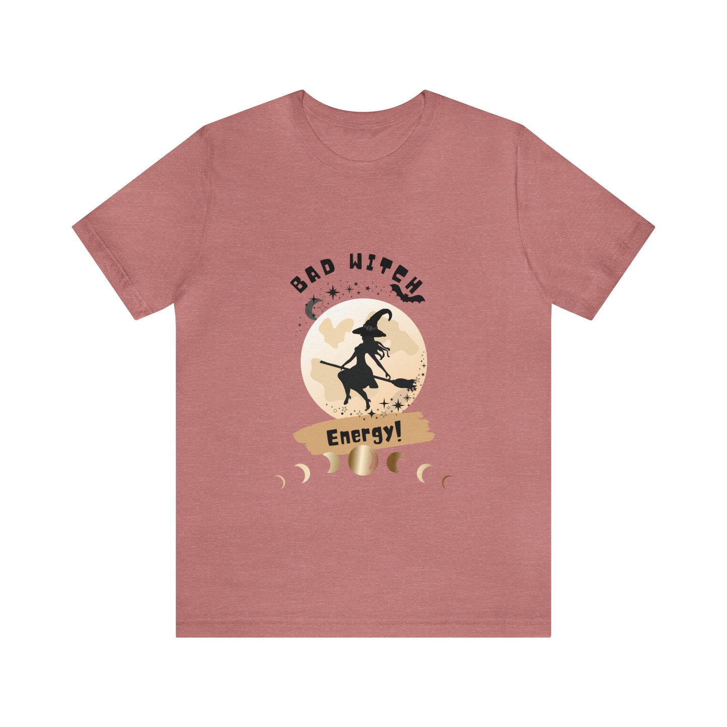 Bad Witch Energy Jersey Short Sleeve Tee