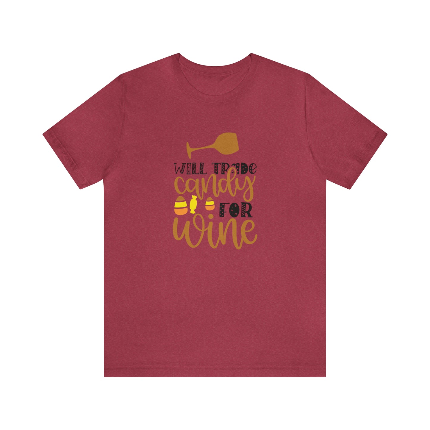 Trade Candy for Wine Jersey Short Sleeve Tee