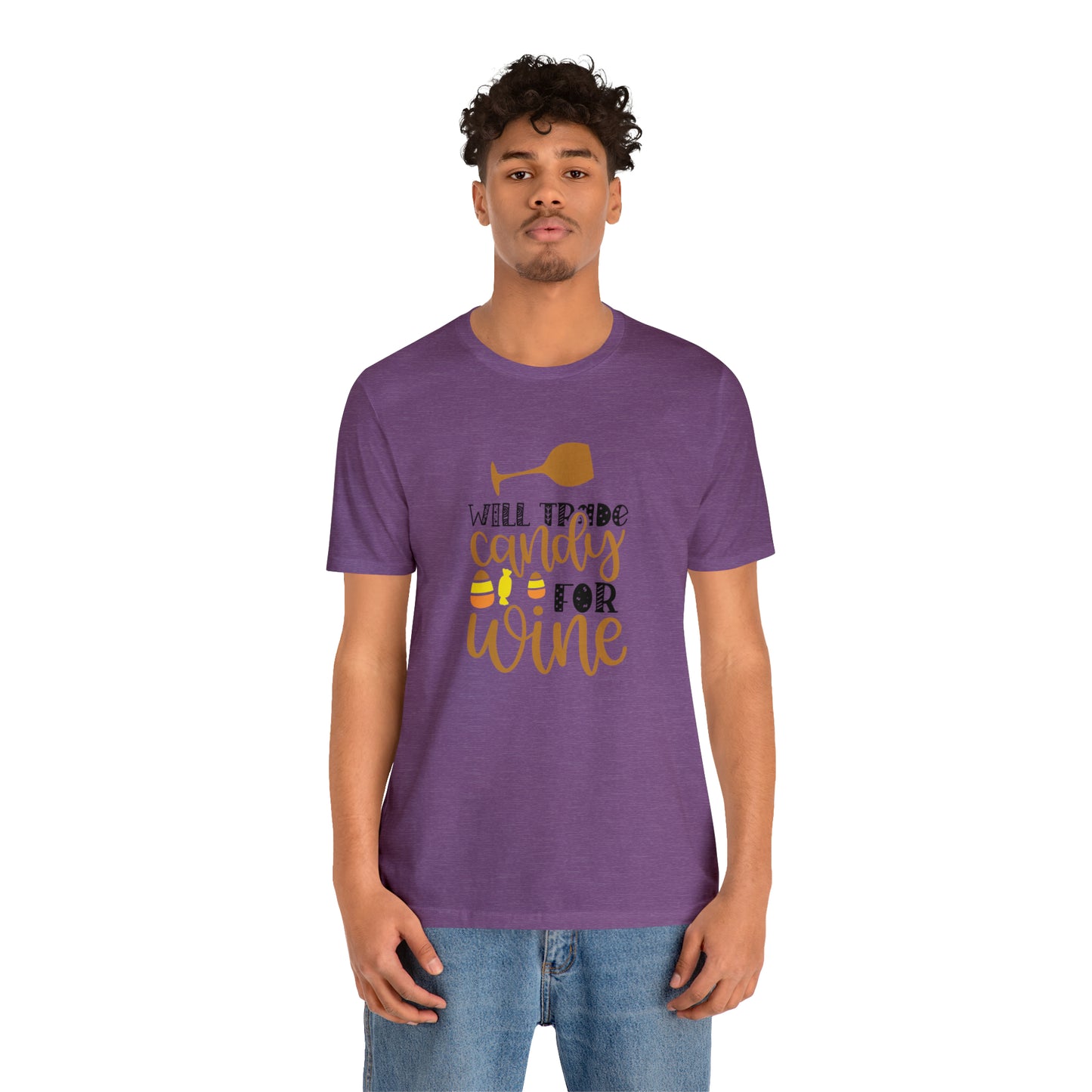 Trade Candy for Wine Jersey Short Sleeve Tee