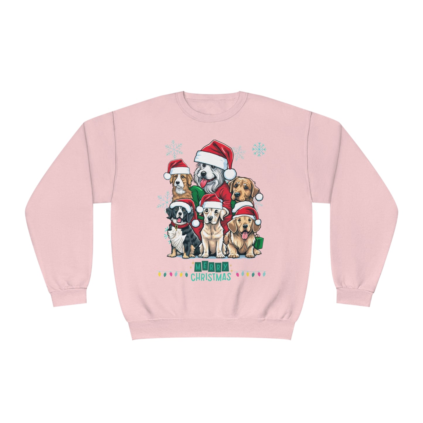 Merry Christmas Doggos NuBlend® Crewneck Sweatshirt