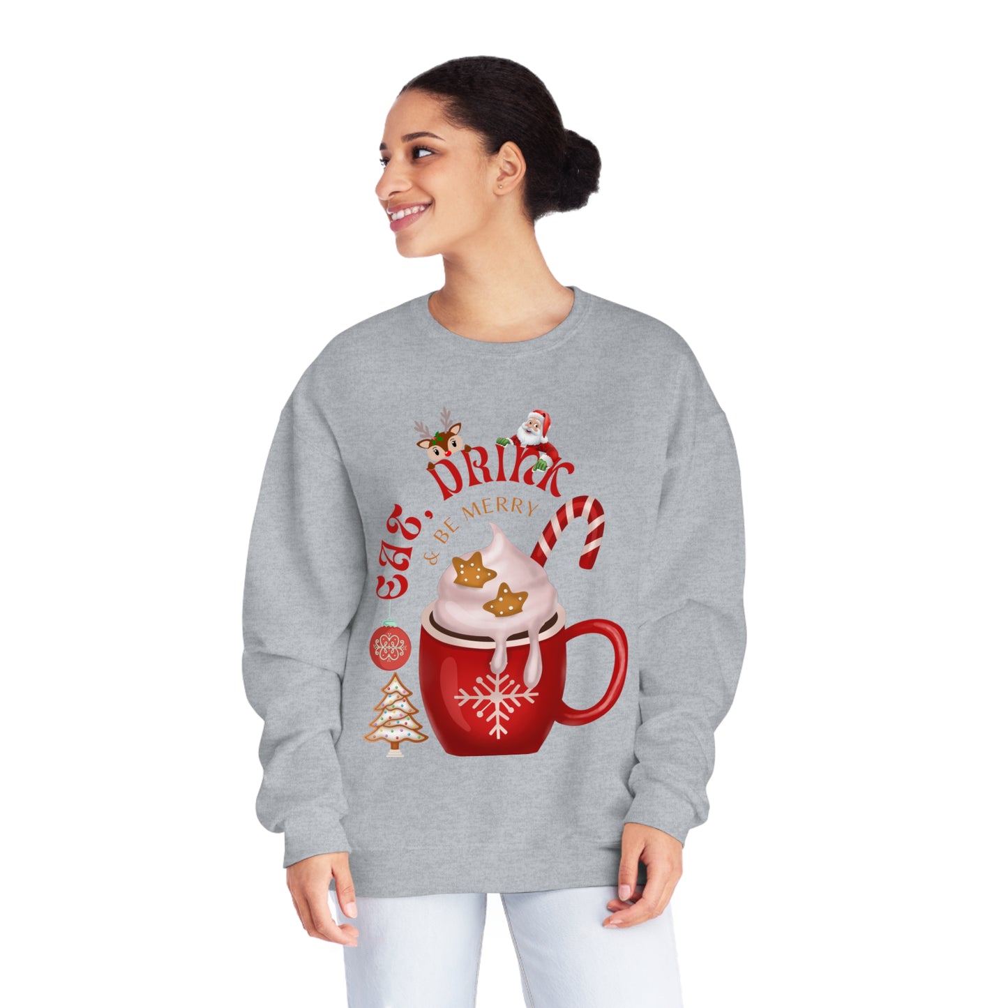 eat drink & be merry NuBlend® Crewneck Sweatshirt