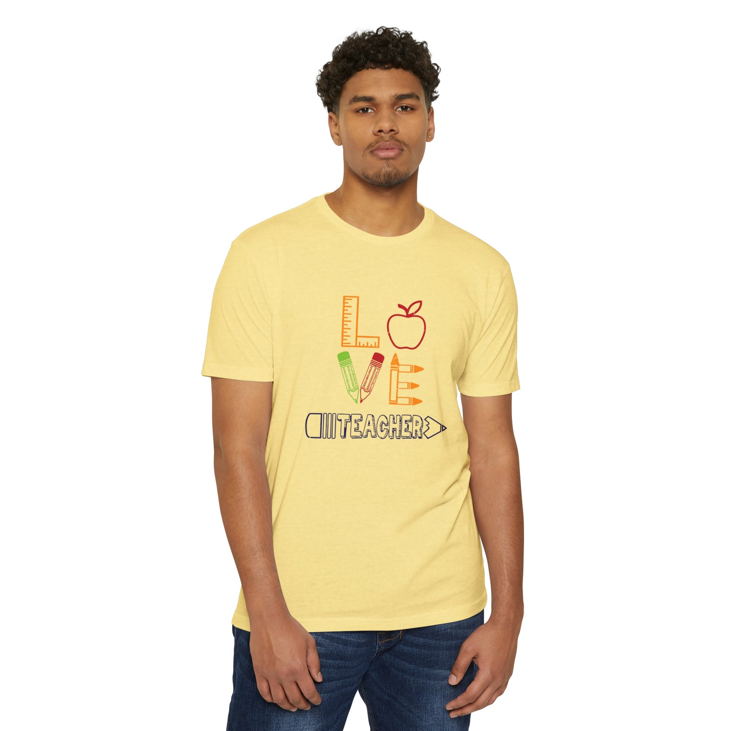 LOVE teacher Jersey T-shirt