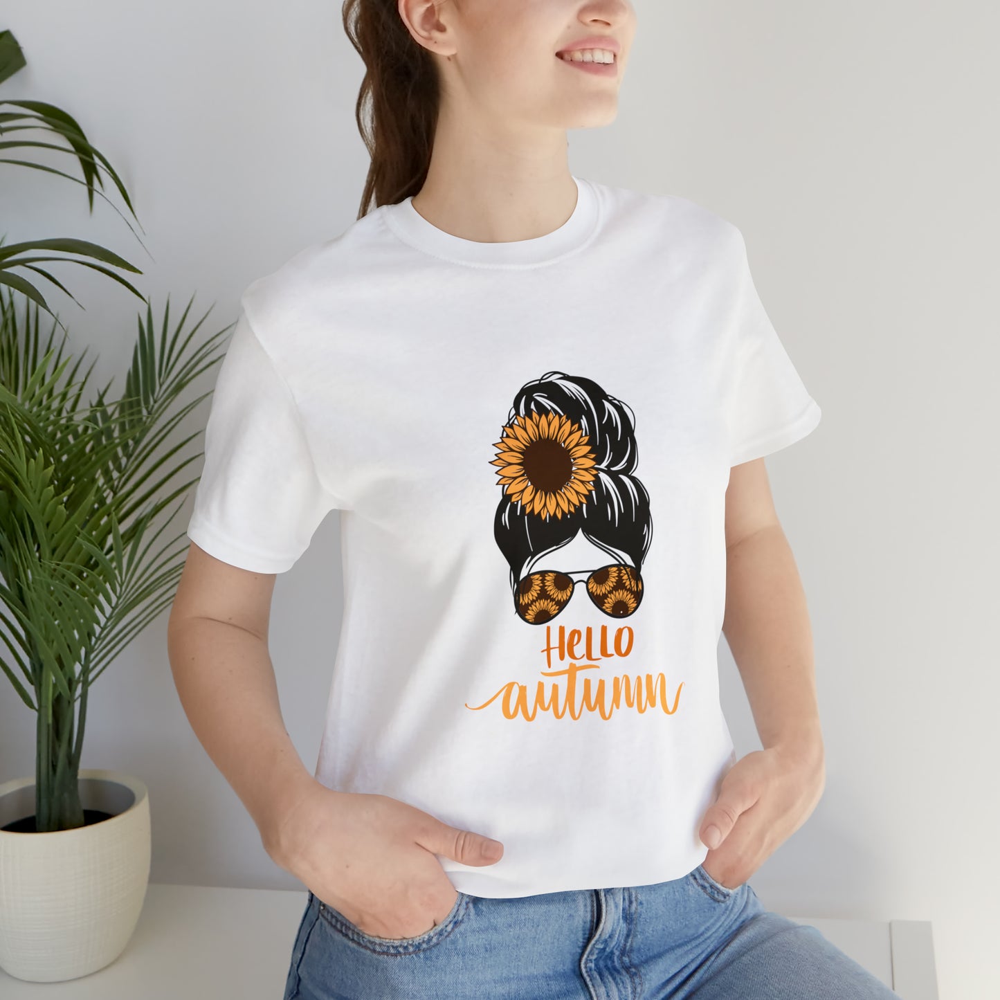 Hello Autumn Jersey Short Sleeve Tee