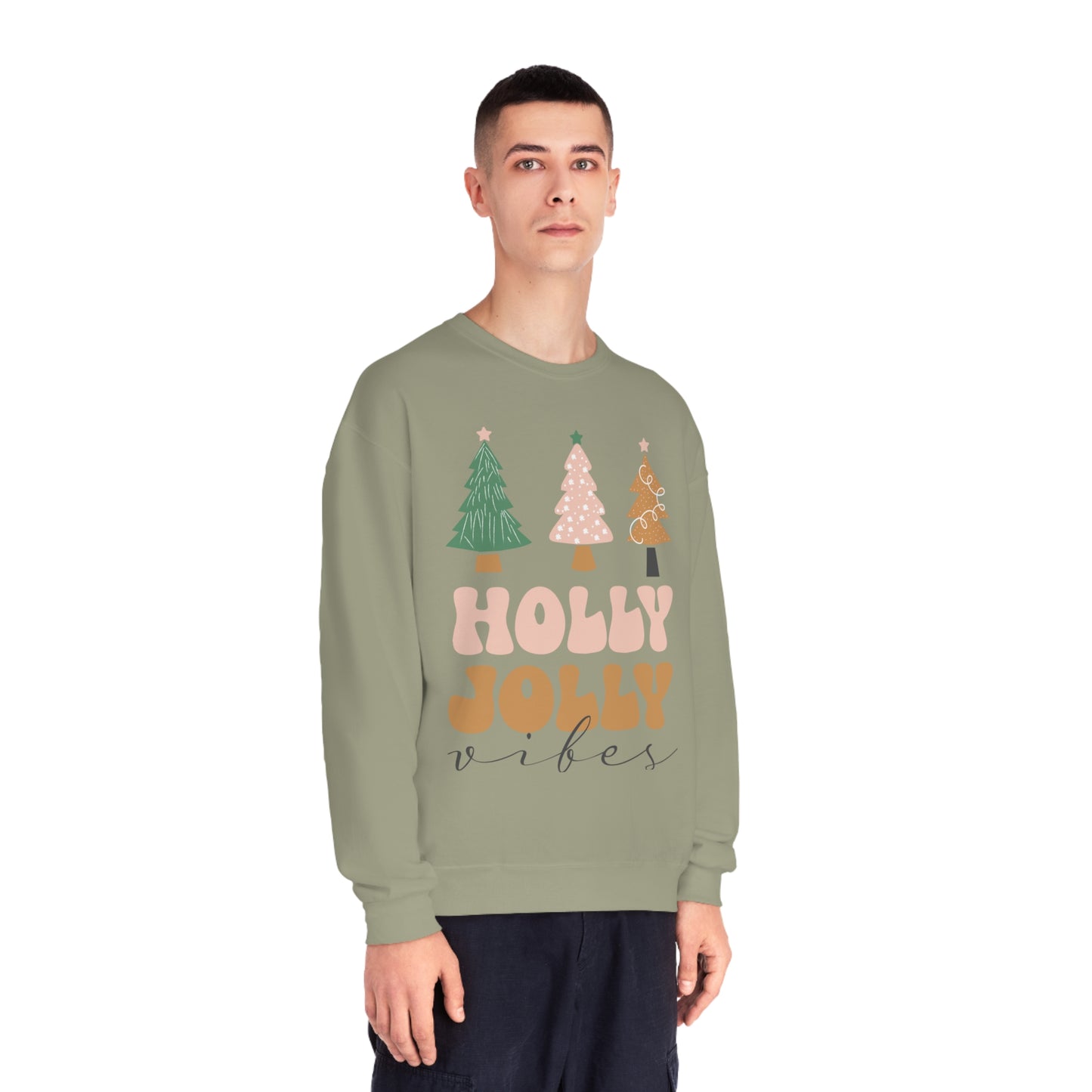 Holly Jolly Vibes NuBlend® Crewneck Sweatshirt