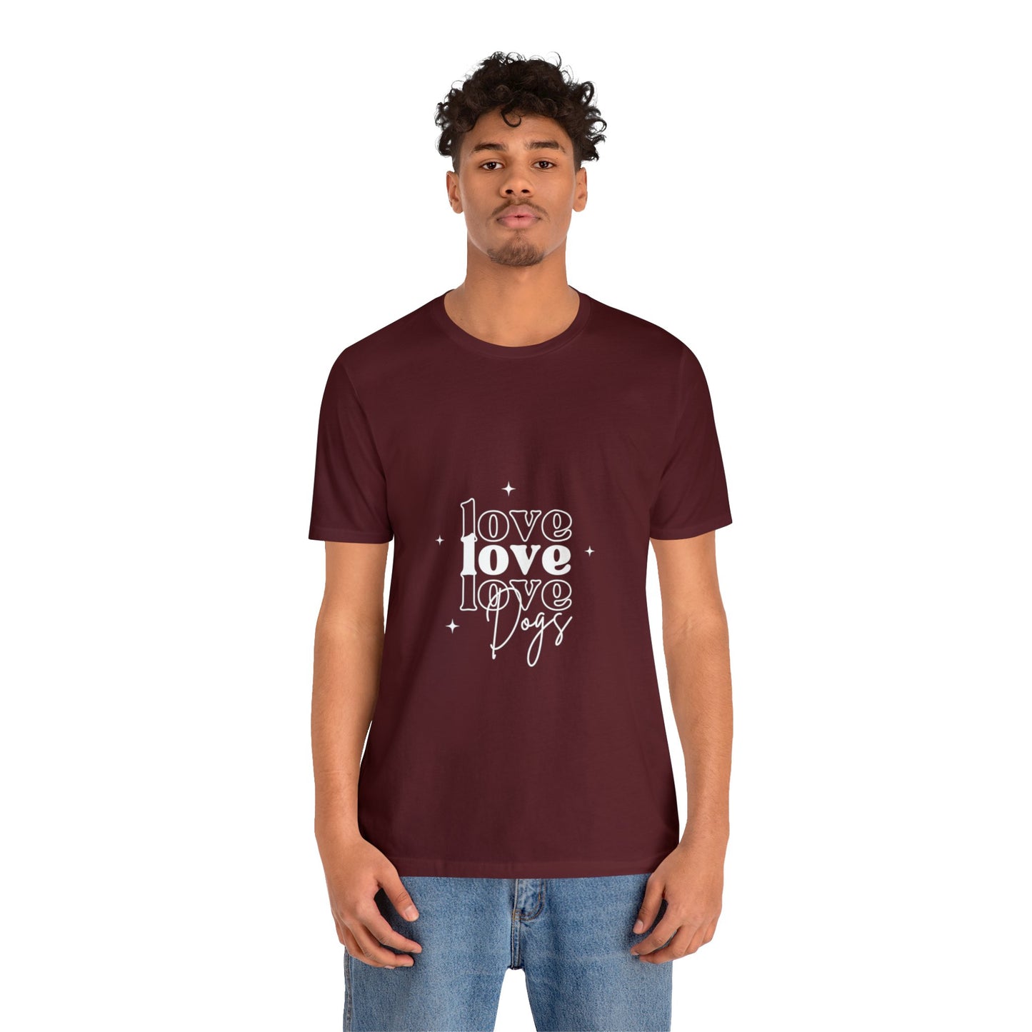 Love Love Love Dogs Unisex Jersey Short Sleeve Tee