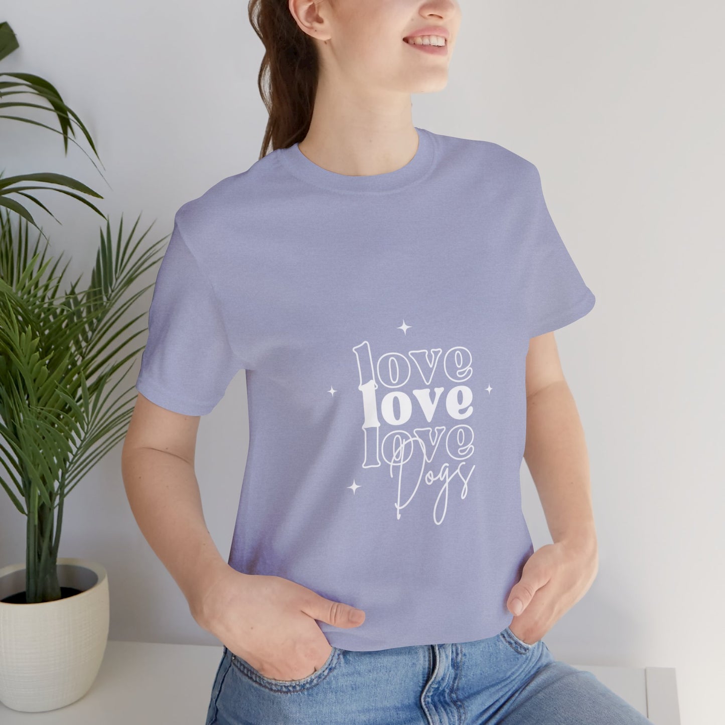 Love Love Love Dogs Unisex Jersey Short Sleeve Tee