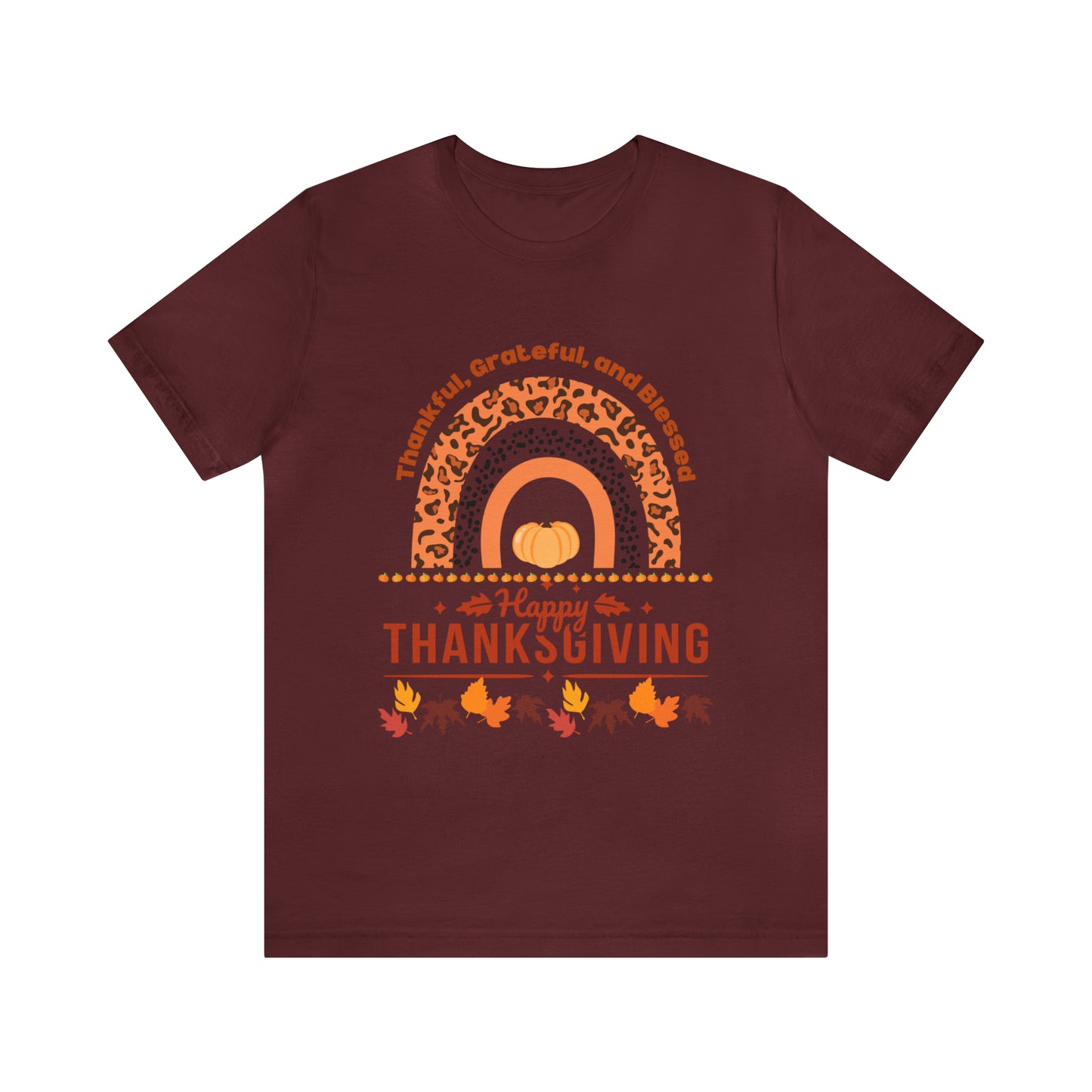 Happy Thanksgiving  Jersey Short Sleeve Tee