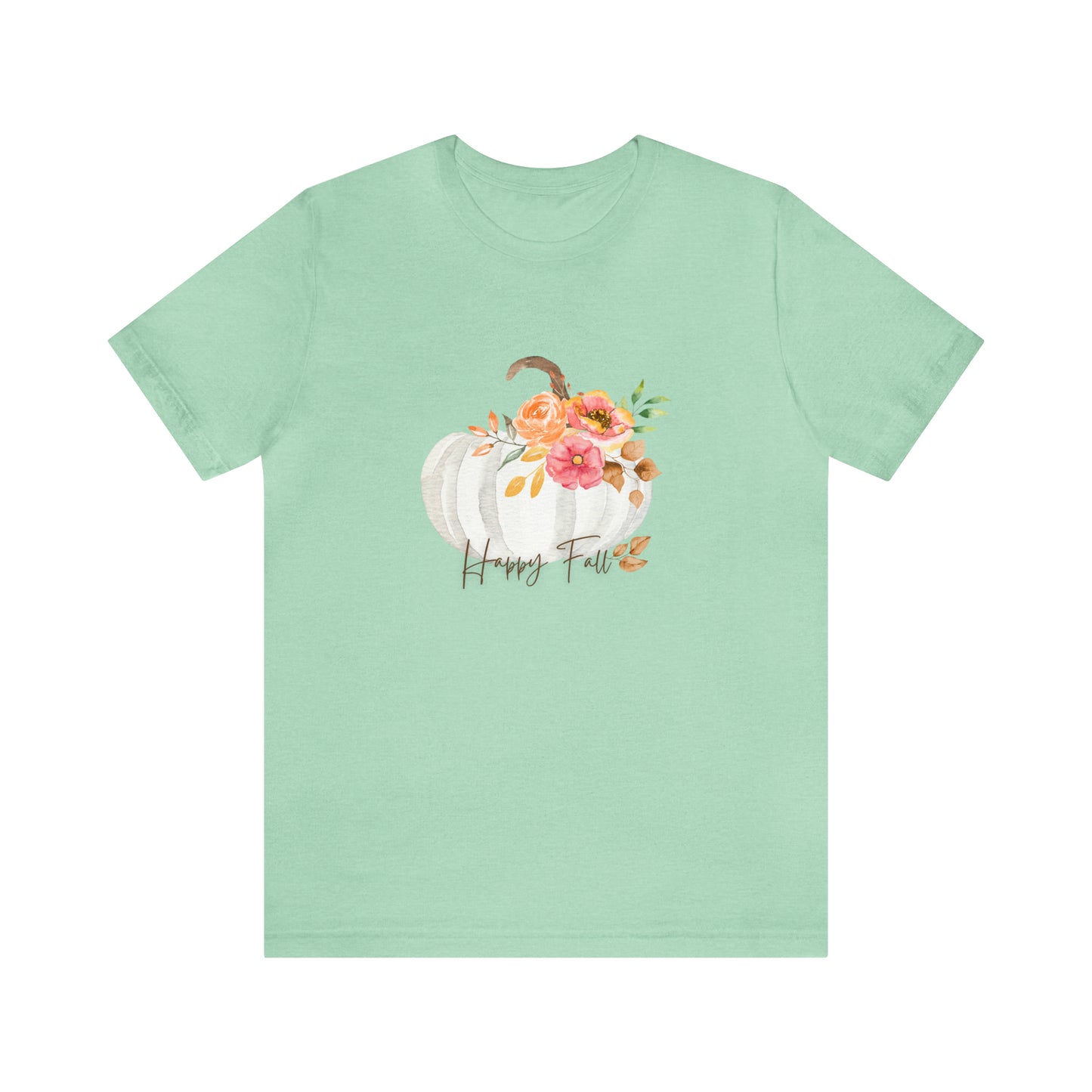 Happy Fall Pumpkin Jersey Short Sleeve Tee