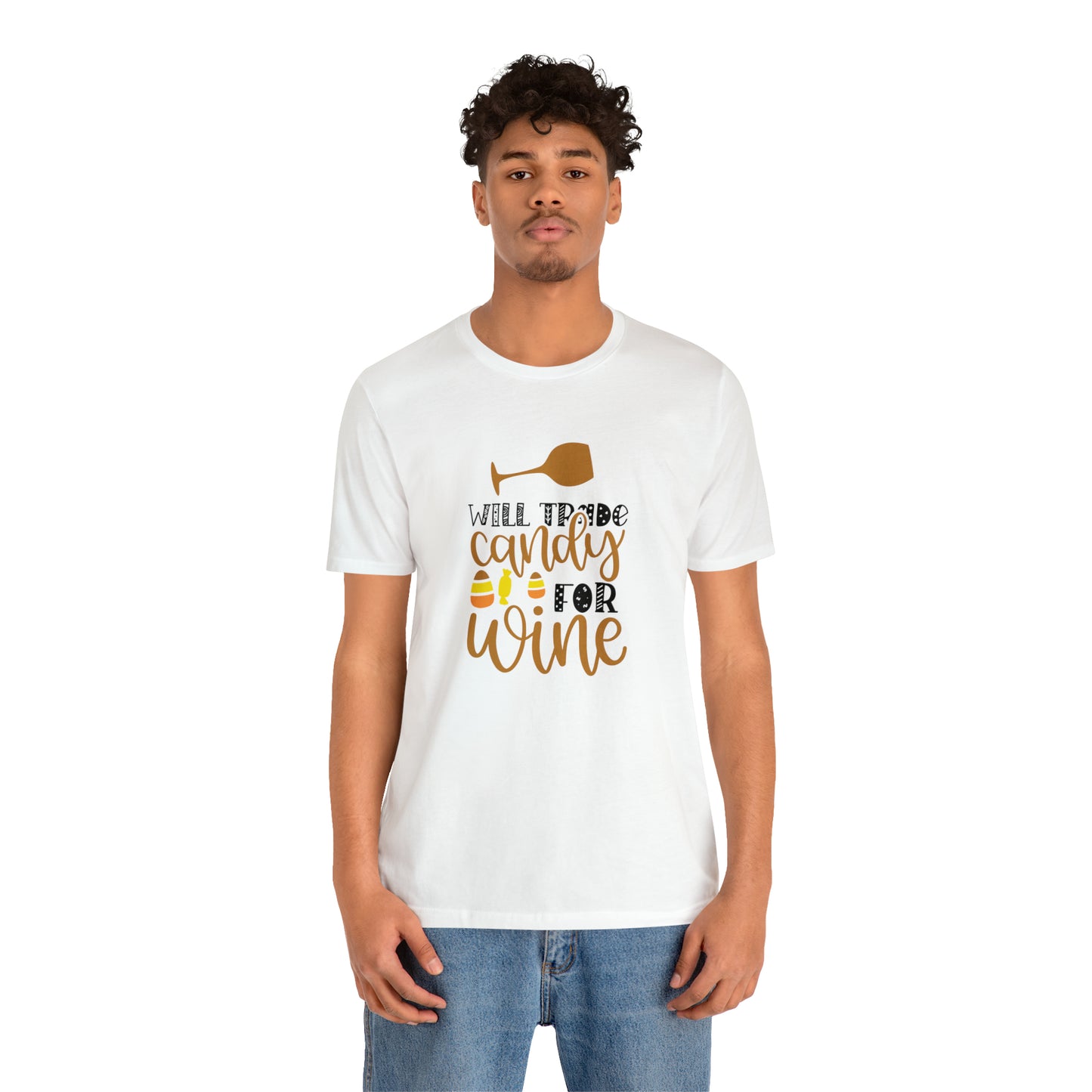 Trade Candy for Wine Jersey Short Sleeve Tee