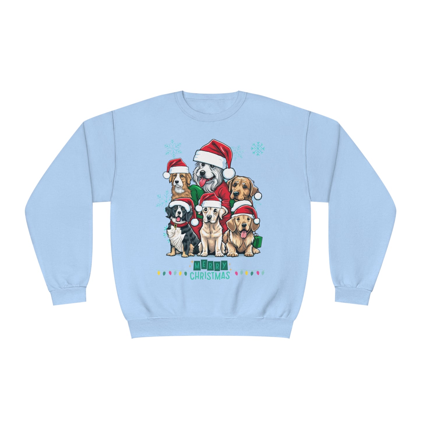 Merry Christmas Doggos NuBlend® Crewneck Sweatshirt