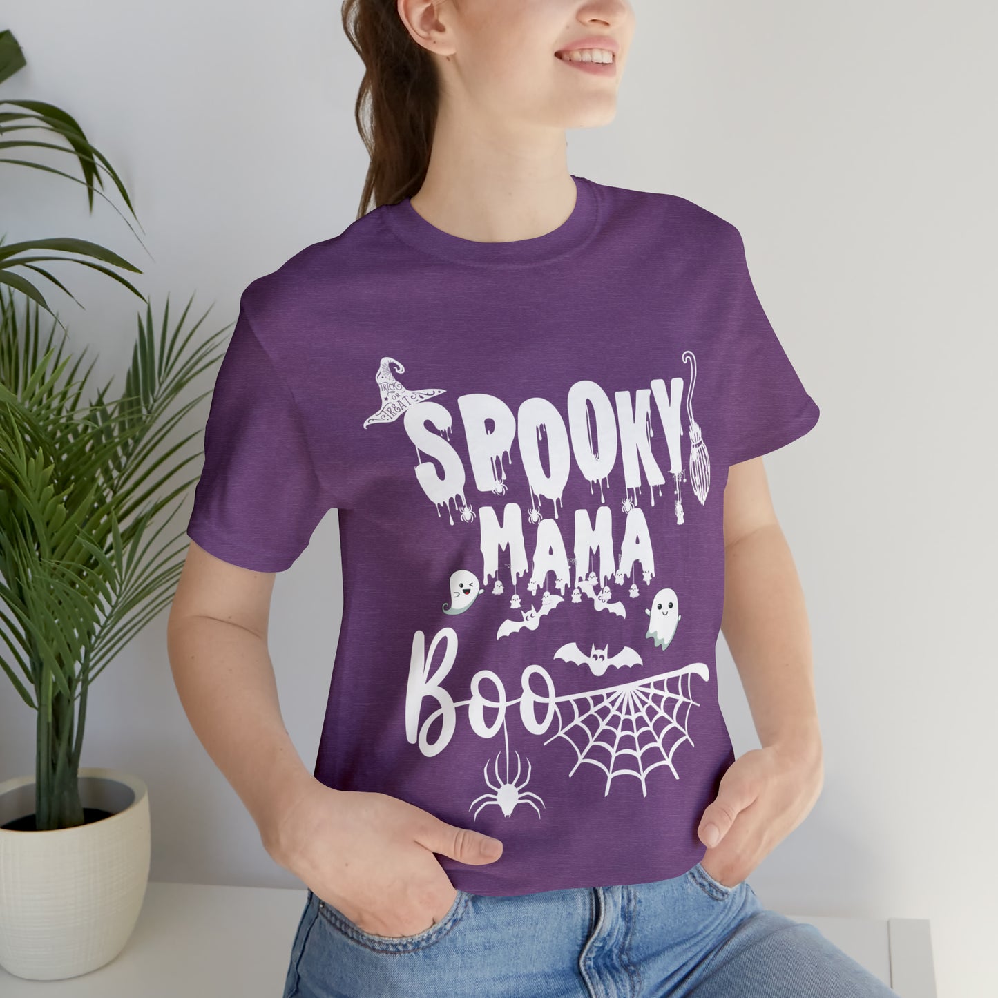 Spooky Mama Jersey Short Sleeve Tee