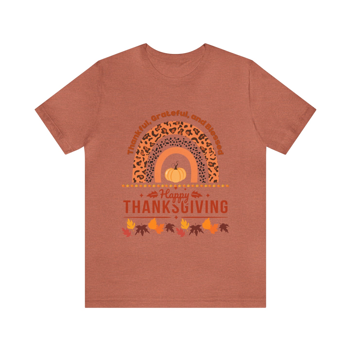 Happy Thanksgiving  Jersey Short Sleeve Tee