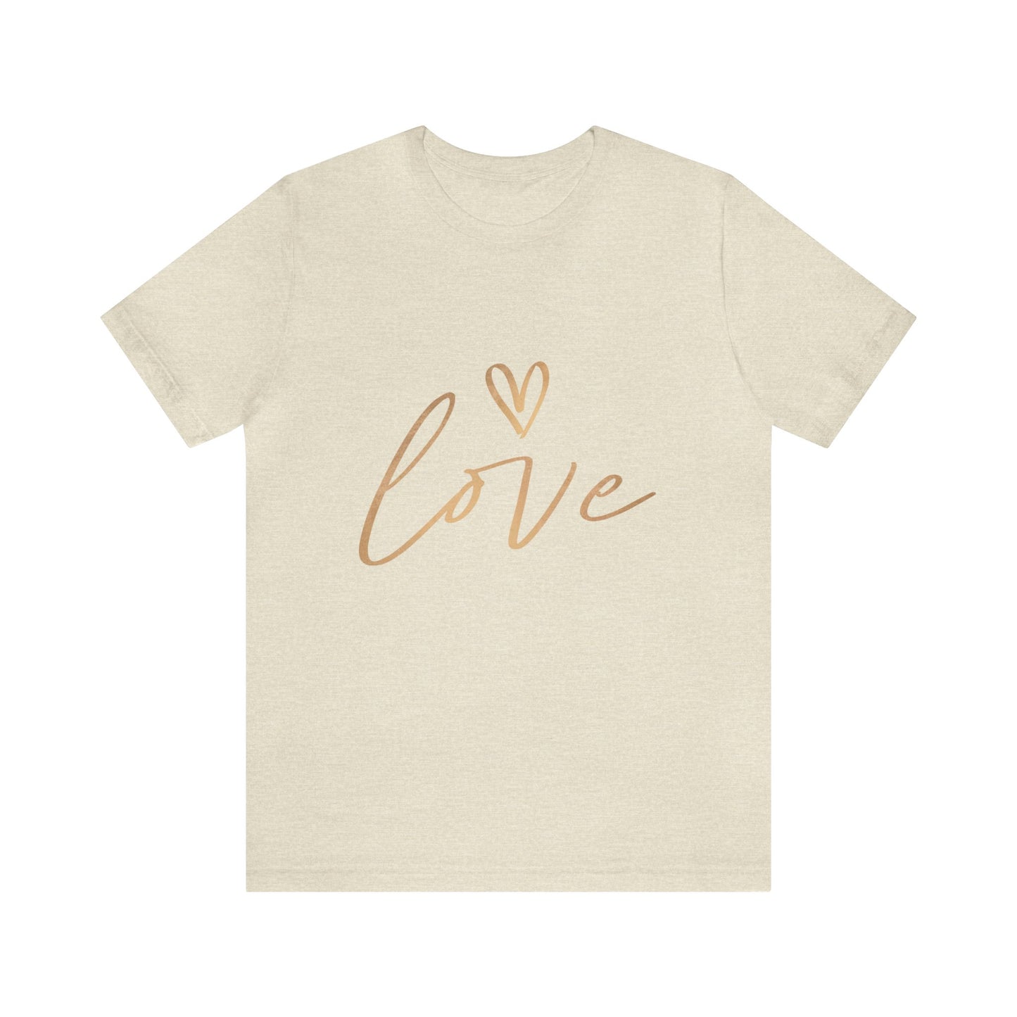 Love GOLD Unisex Jersey Short Sleeve Tee