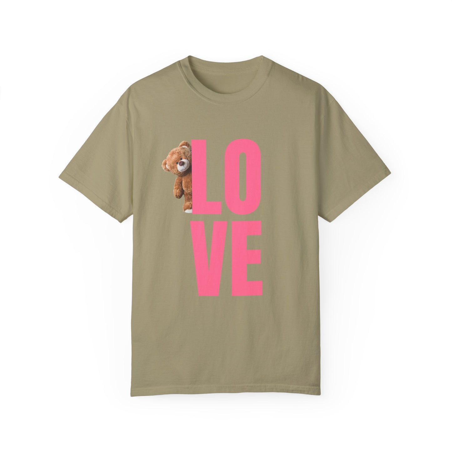 LOVE Bear Unisex Garment-Dyed T-shirt