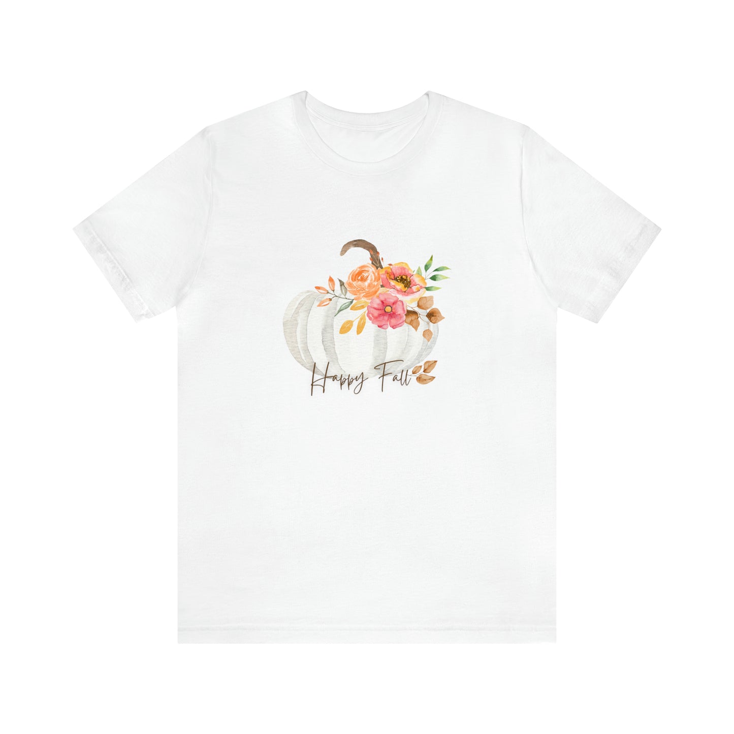 Happy Fall Pumpkin Jersey Short Sleeve Tee