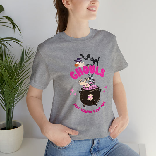 Ghouls just want to have fun Jersey Short Sleeve Tee