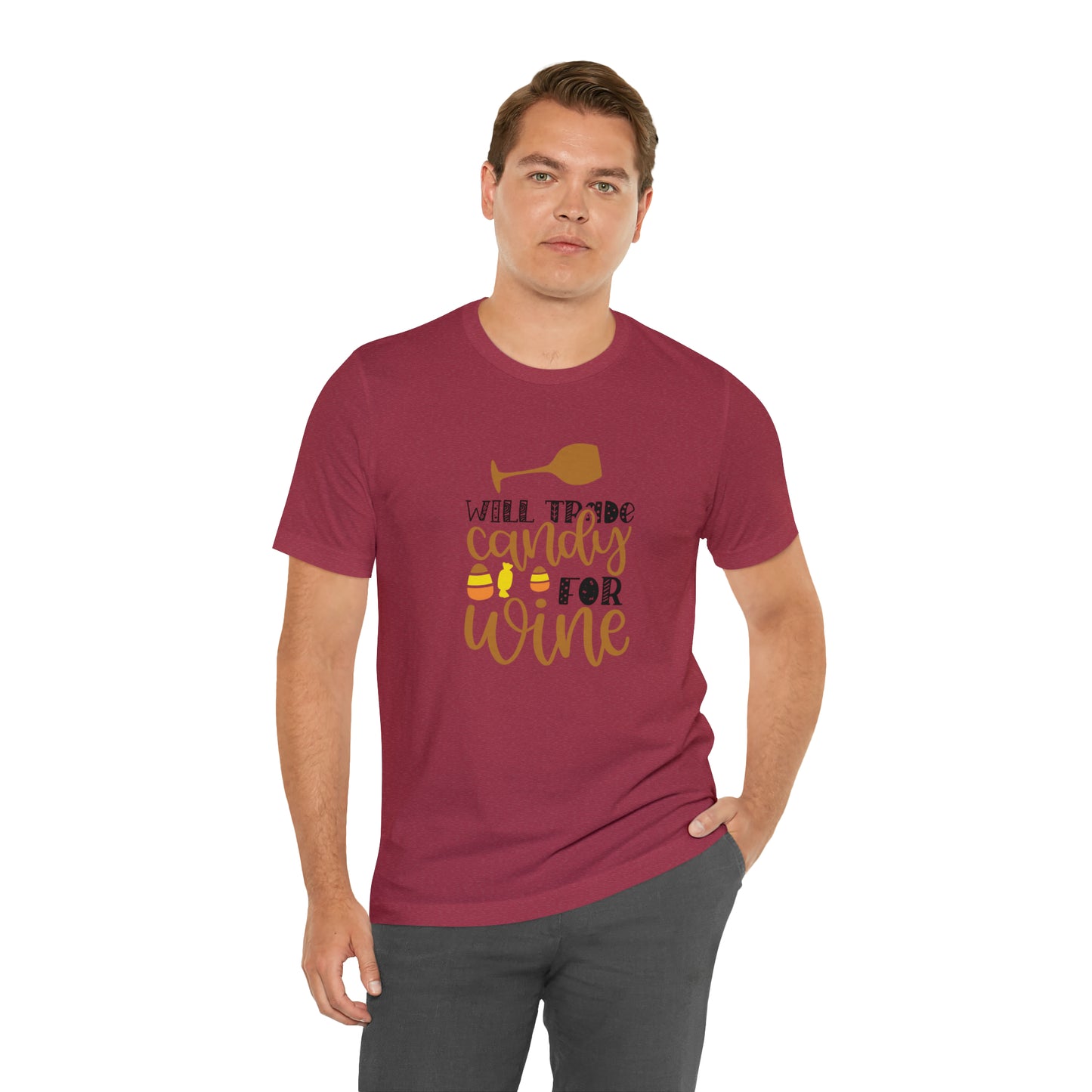 Trade Candy for Wine Jersey Short Sleeve Tee