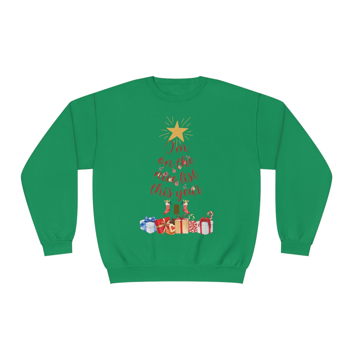 on the nice list NuBlend® Crewneck Sweatshirt