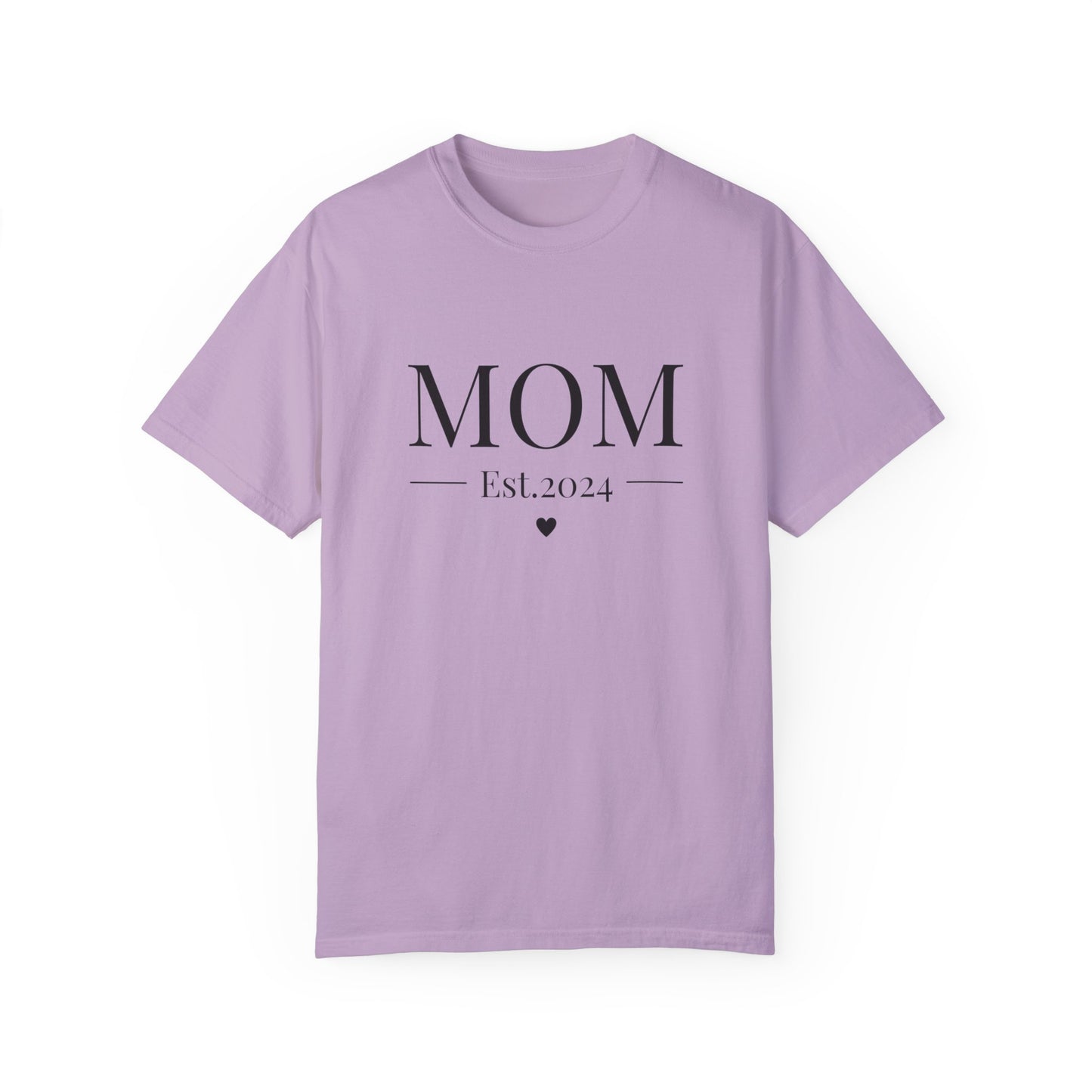 Mom est. 2024 Unisex Garment-Dyed T-shirt