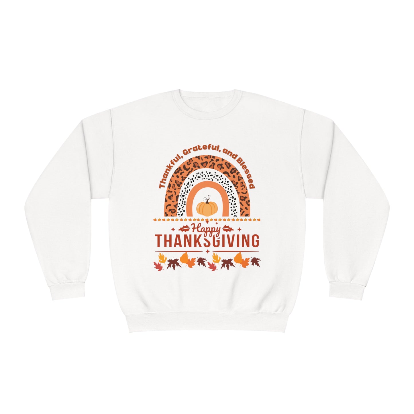 Happy Thanksgiving NuBlend® Crewneck Sweatshirt