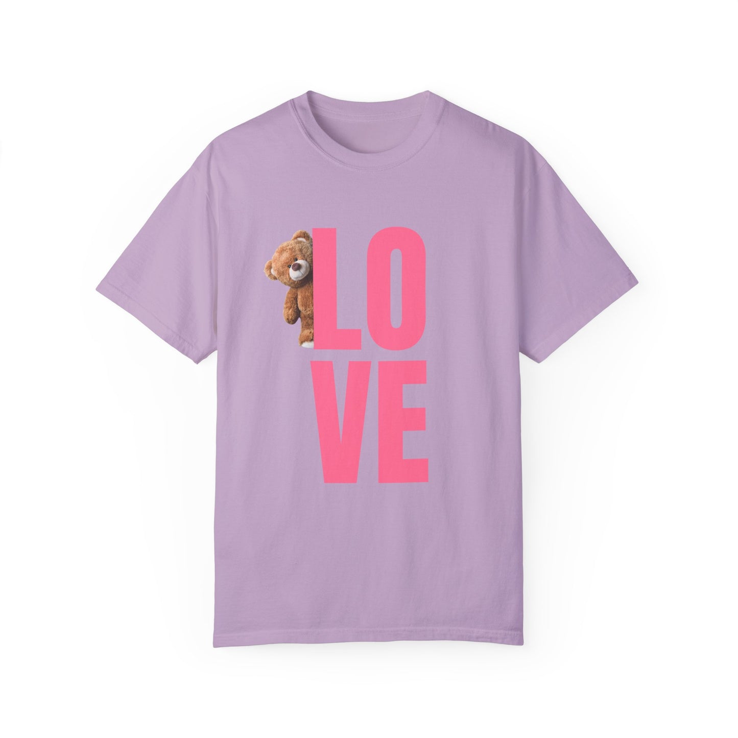 LOVE Bear Unisex Garment-Dyed T-shirt