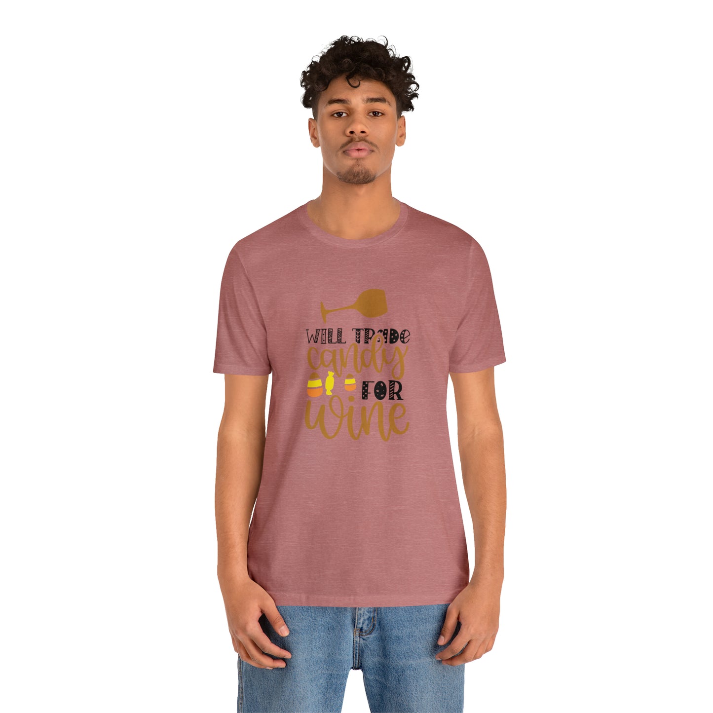 Trade Candy for Wine Jersey Short Sleeve Tee