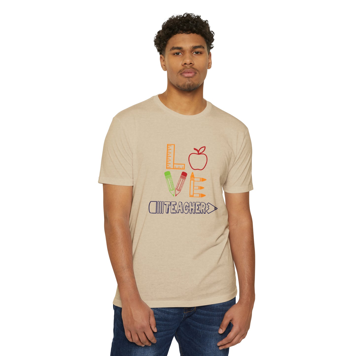 LOVE teacher Jersey T-shirt