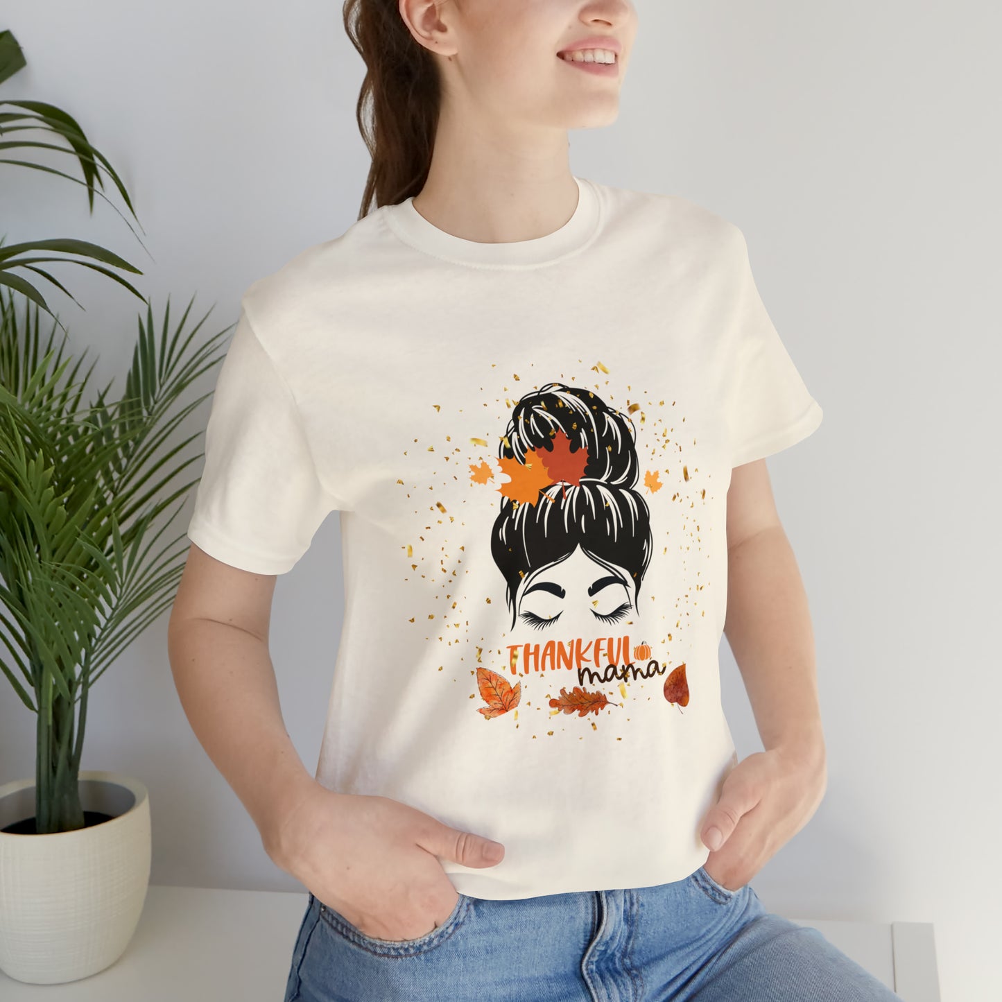 Thankful Mama Jersey Short Sleeve Tee