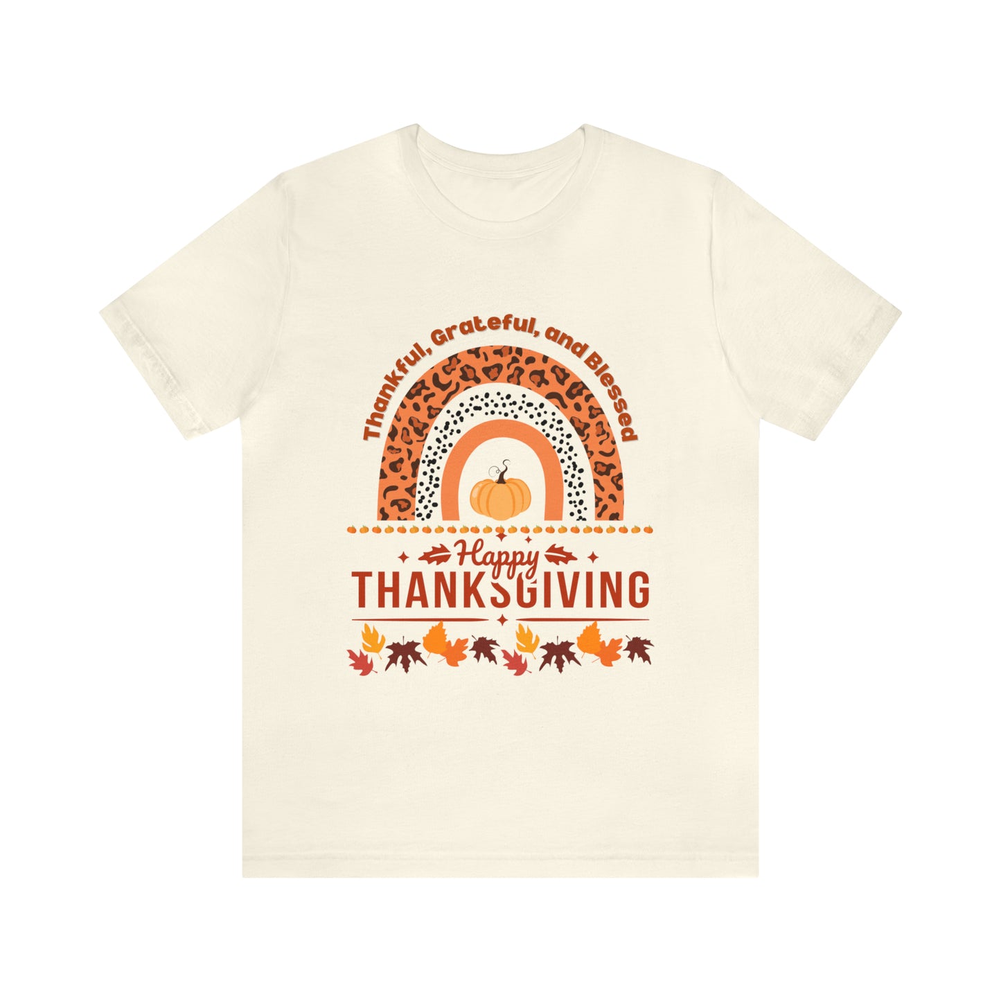 Happy Thanksgiving  Jersey Short Sleeve Tee