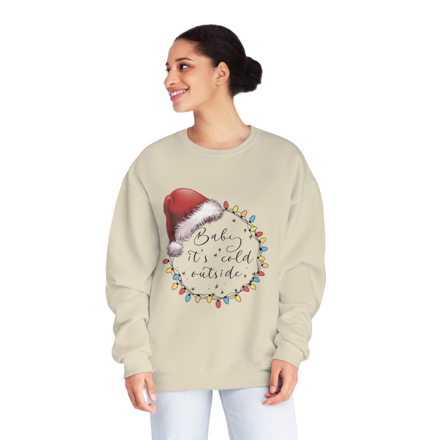 Baby its cold outside NuBlend® Crewneck Sweatshirt