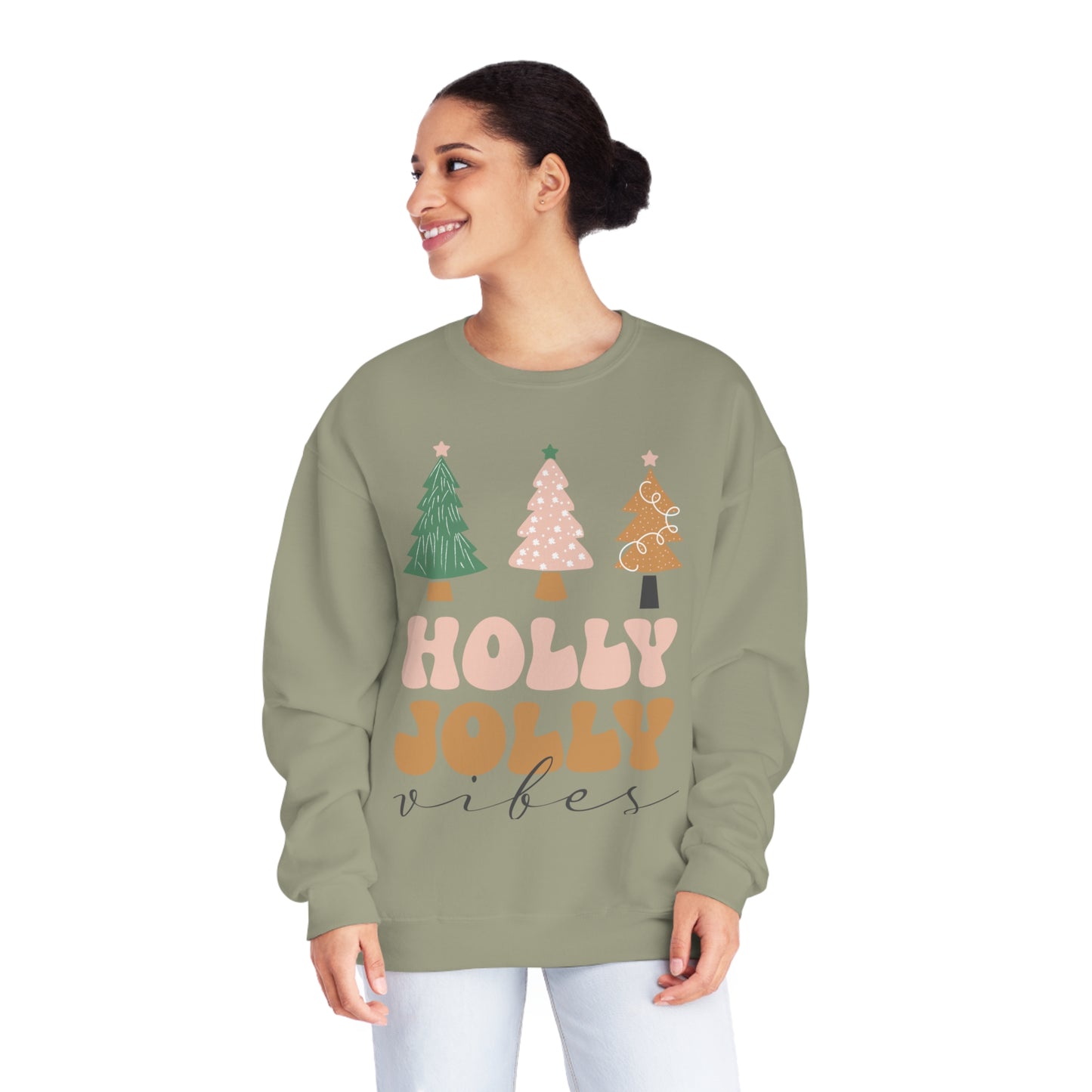 Holly Jolly Vibes NuBlend® Crewneck Sweatshirt