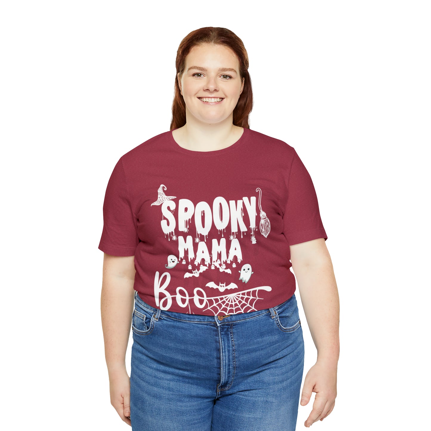 Spooky Mama Jersey Short Sleeve Tee