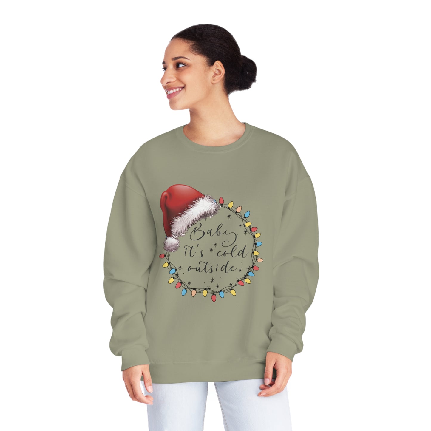 Baby its cold outside NuBlend® Crewneck Sweatshirt