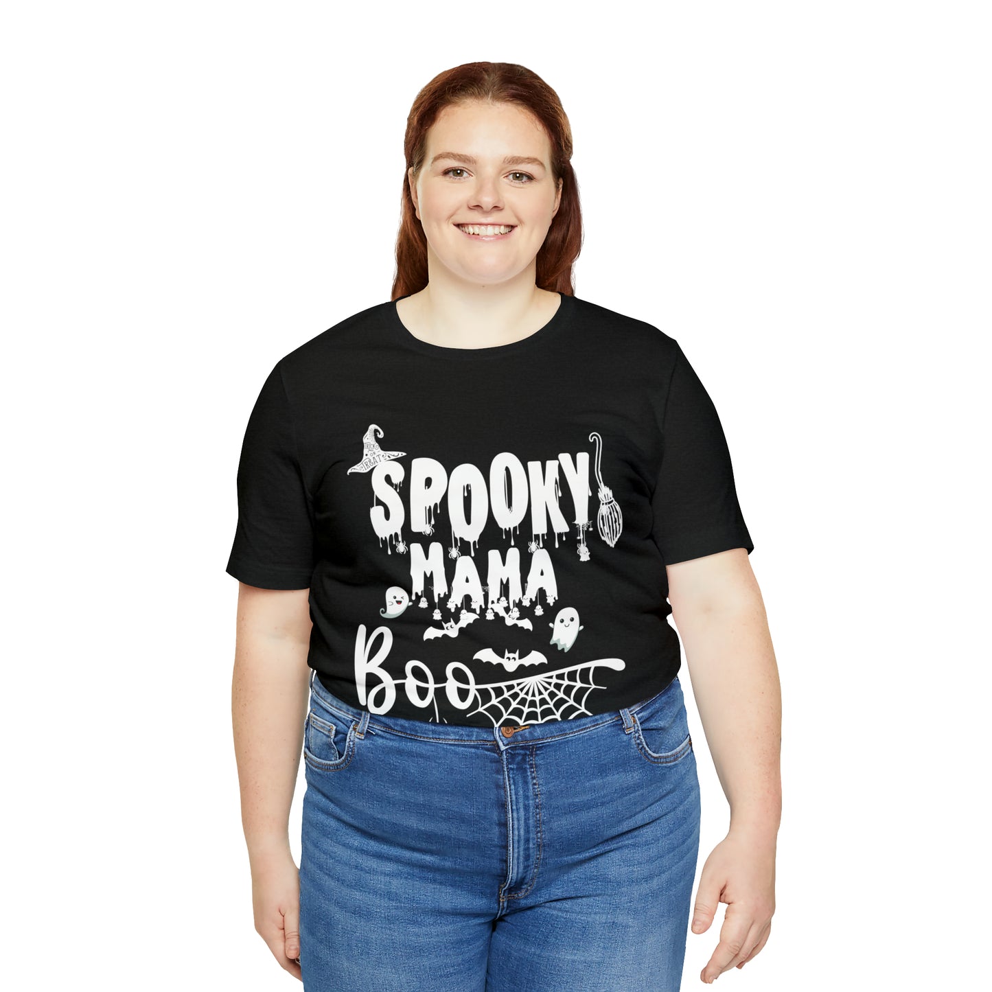 Spooky Mama Jersey Short Sleeve Tee